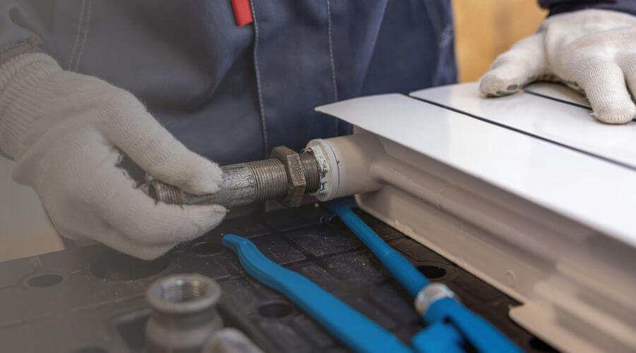 Professional water heater repair services in Rush Center, KS